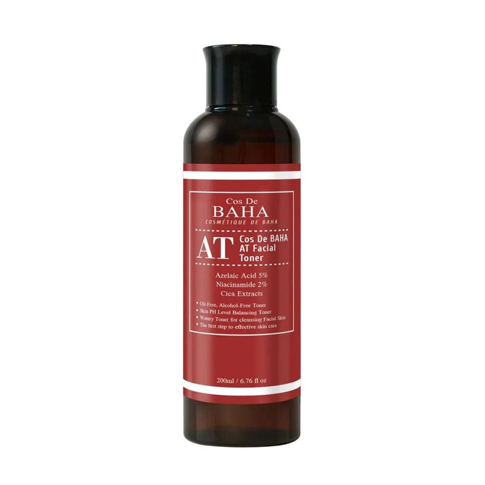 Тонер для обличчя Cos De Baha AT Facial Toner з азелеїновою кислотою та ніацинамідом, 200 мл